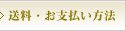 送料・お支払い方法
